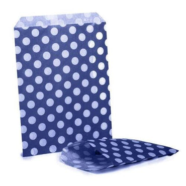 50x Polka Dot Candy Paper Wedding Favour Bags - ZYBUX